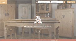 Desktop Screenshot of antiquastyle.it