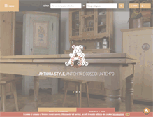 Tablet Screenshot of antiquastyle.it